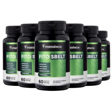 KIT 6 UNIDADES FITOSBELT - 360 CÁPSULAS - FITOESSÊNCIA