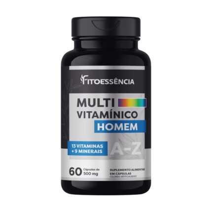 MULTIVITAMÍNICO HOMENS - 60 CÁPSULAS - FITOESSÊNCIA